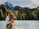 Hochzeit am Bergsee mit beeindruckender Naturkulisse